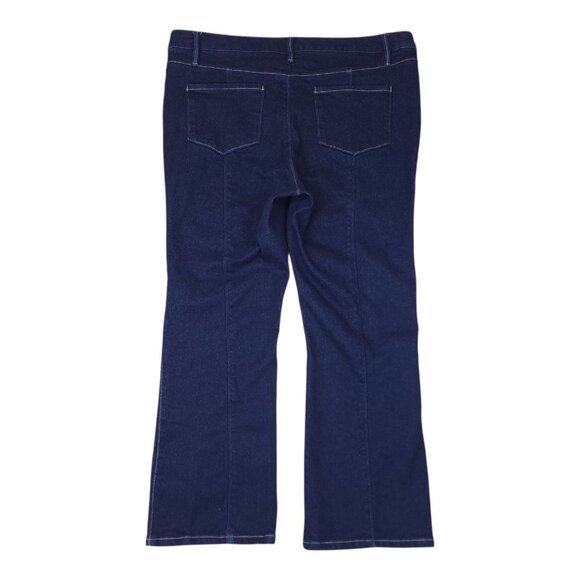 Spartina 449 Womens Denim Pants Jeans Size 14 Cotton & Spandex Blend Dark Wash - Picture 3 of 12